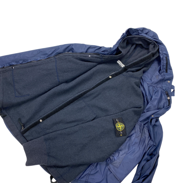 Stone Island Vintage 3 In 1 Navy Hooded Jacket