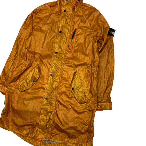 Stone Island 2012 Orange Lamy Parka Jacket - Small