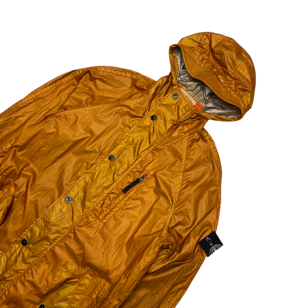 Stone Island 2012 Orange Lamy Parka Jacket - Small
