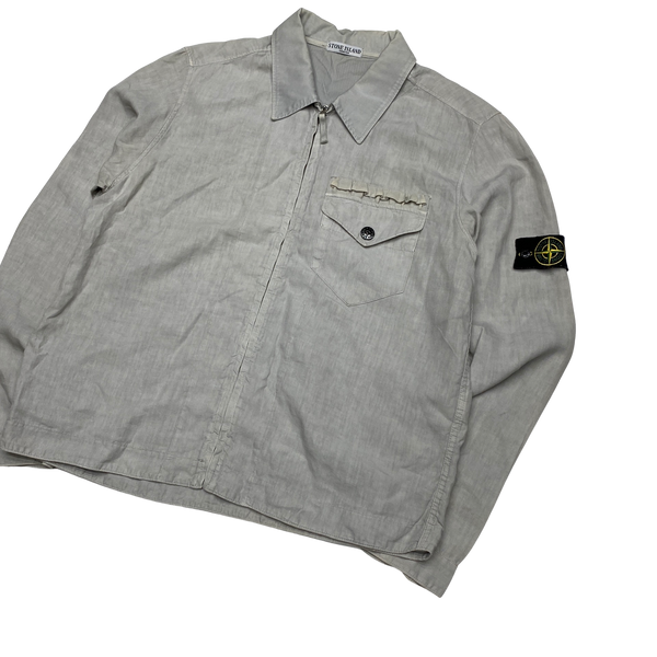 Stone Island 2008 Lino Flax Linen Shirt