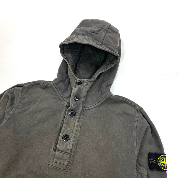 Stone Island 2005 Thick Cotton Pullover Hoodie