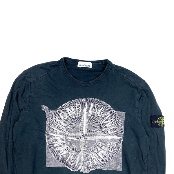 Stone Island 2016 Embroidered Logo Thin Cotton Sweatshirt