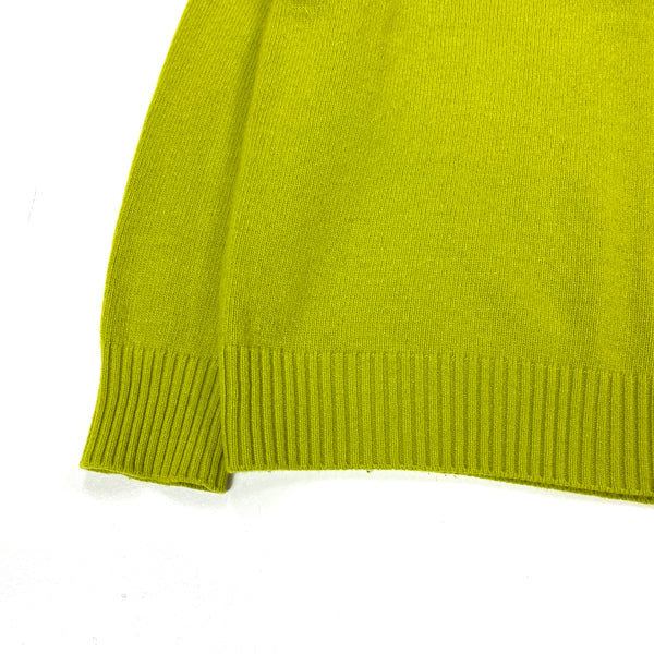 Stone Island Lime Green Wool Jumper