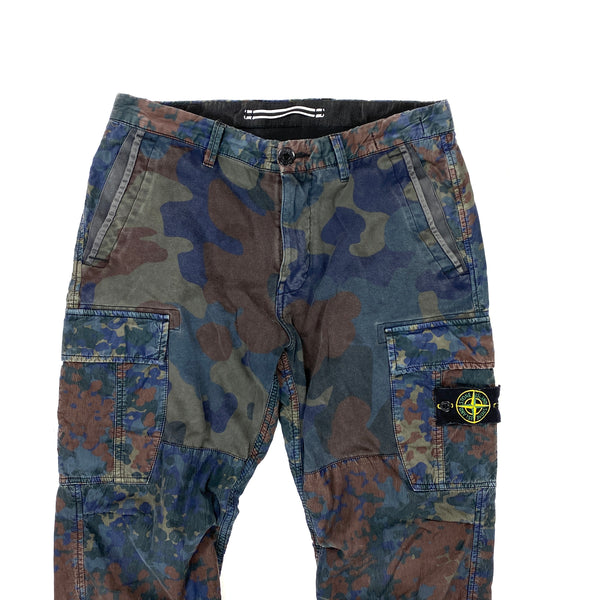 Stone Island 2013 Camouflage Tapered Cotton Cargos