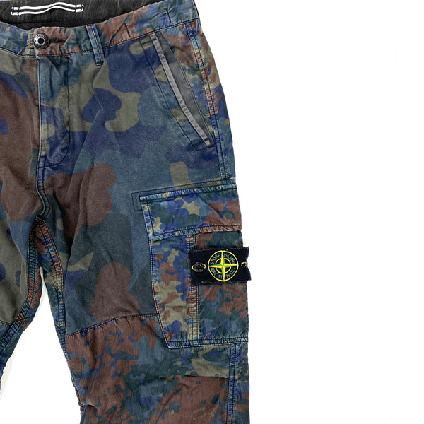 Stone Island 2013 Camouflage Tapered Cotton Cargos