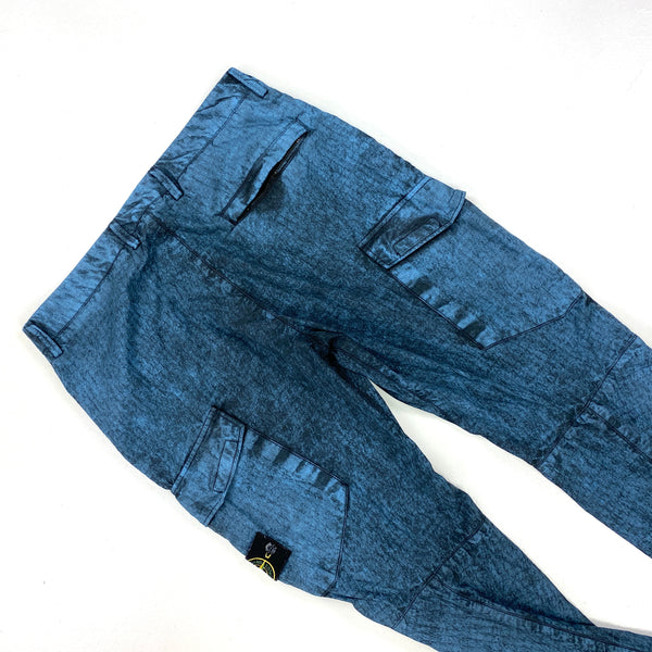 Stone Island Dust Treatment House Grid Tapered Cargo Trousers