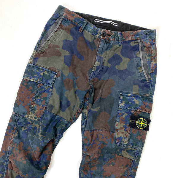 Stone Island 2013 Camouflage Tapered Cotton Cargos