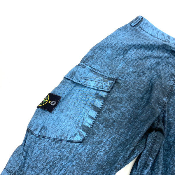 Stone Island Dust Treatment House Grid Tapered Cargo Trousers