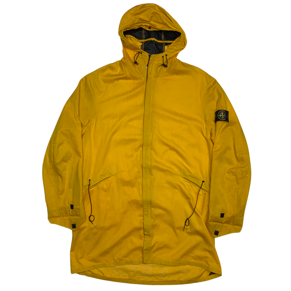 Stone Island 2004 Yellow Raso Parka Jacket