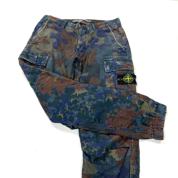 Stone Island 2013 Camouflage Tapered Cotton Cargos