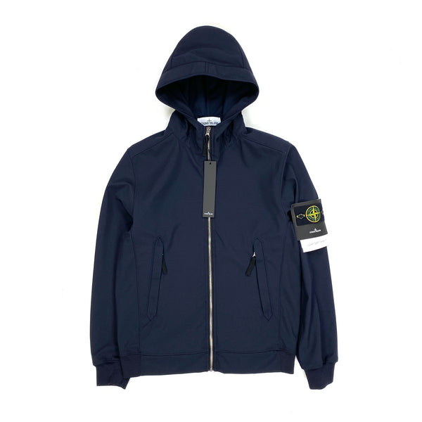 Stone Island Dark Navy Light Soft Shell R Jacket Mat s Island