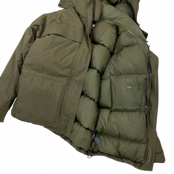 North Face Khaki Hyvent Down Filled Winter Jacket