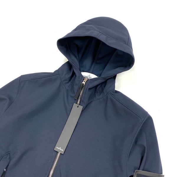 Stone Island Dark Navy Light Soft Shell R Jacket