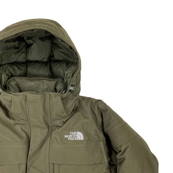 North Face Khaki Hyvent Down Filled Winter Jacket