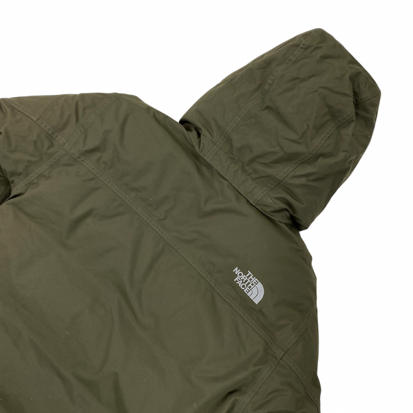 North Face Khaki Hyvent Down Filled Winter Jacket