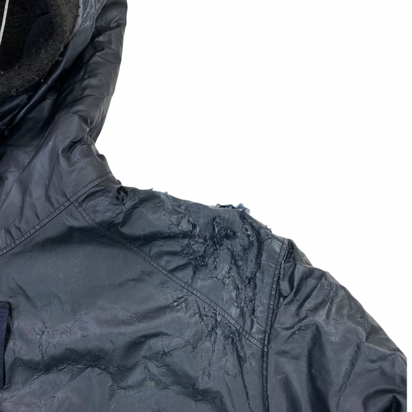 Stone Island Navy Mussola Gommata Jacket - Damaged