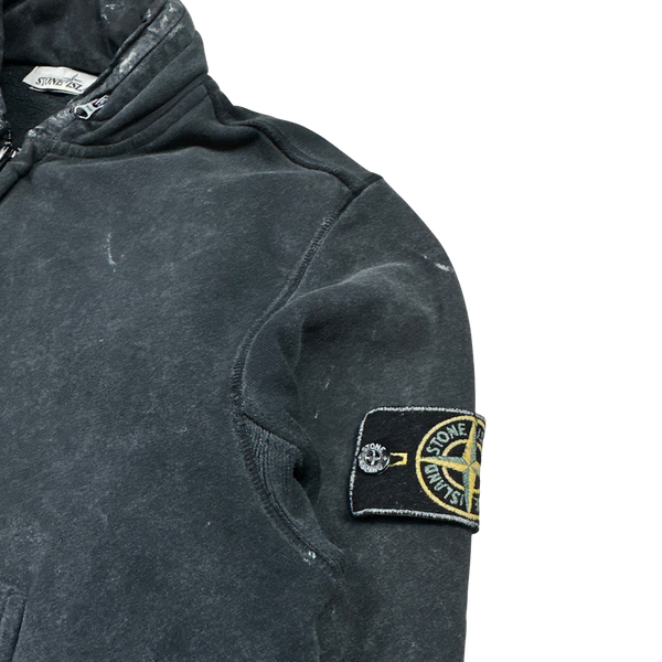 Stone Island 2017 Frost Zipped Hooded Jumper - Small