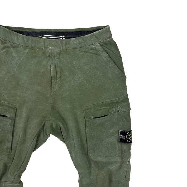 Stone Island Olive Green Frost Cargo Joggers - XL