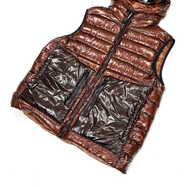 CP Company Brown Two Tone D D Shell Gilet