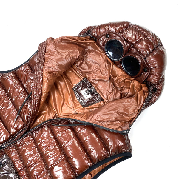 CP Company Brown Two Tone D D Shell Gilet