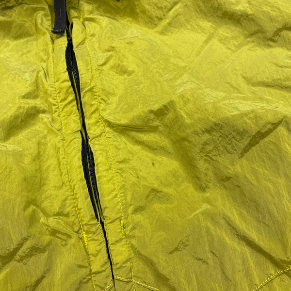 Stone Island Mustard Yellow Shimmer Lined Overshirt