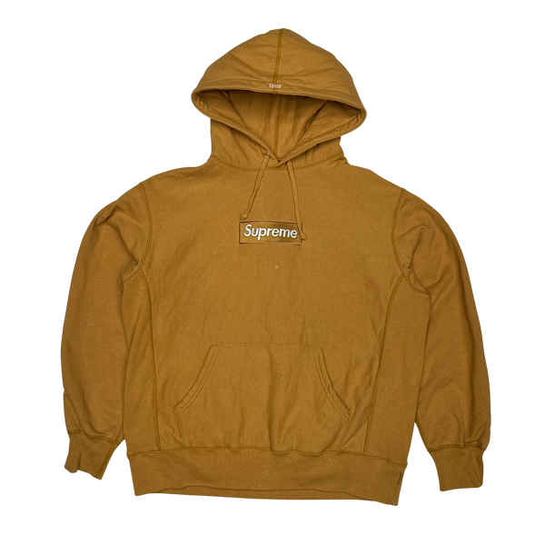 Supreme Hoodie Box Logo FW21 Mustard