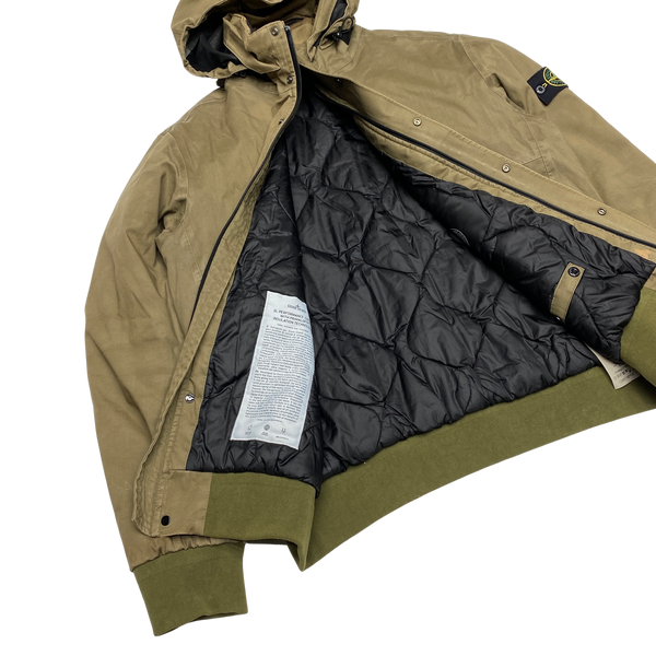 Stone Island 2013 Khaki Primaloft 3L Performance Cotton Jacket