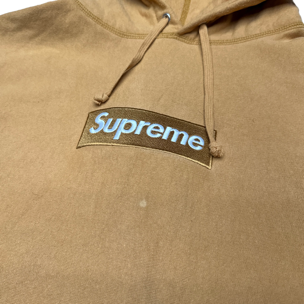 Supreme Mustard 2021 Box Logo Hoodie