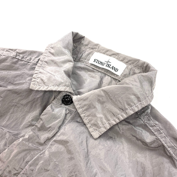 Grey nylon online stone island overshirt