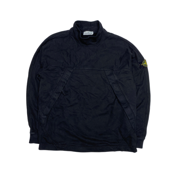 Stone Island 2019 Black Cotton Smock Jumper