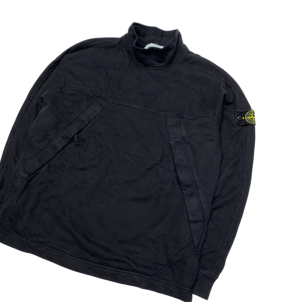 Stone Island 2019 Black Cotton Smock Jumper