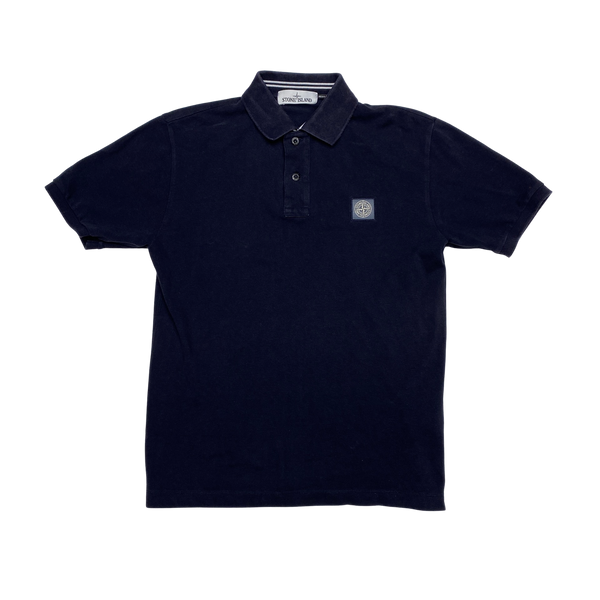 Stone Island 2018 Navy Cotton Regular Fit Polo Shirt