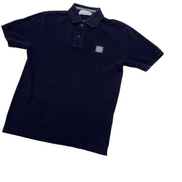 Stone Island 2018 Navy Cotton Regular Fit Polo Shirt