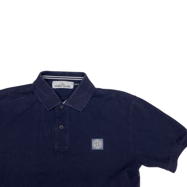 Stone Island 2018 Navy Cotton Regular Fit Polo Shirt