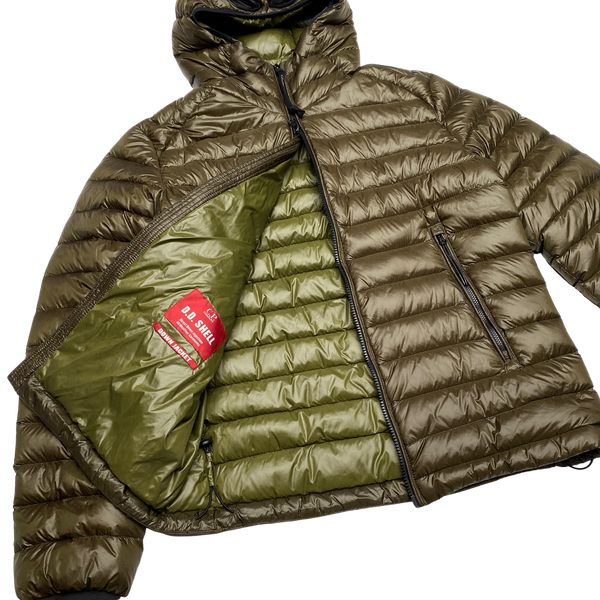 CP Company Khaki D D Shell Goggle Jacket