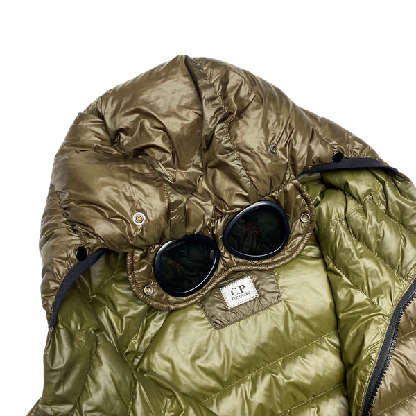 CP Company Khaki D D Shell Goggle Jacket