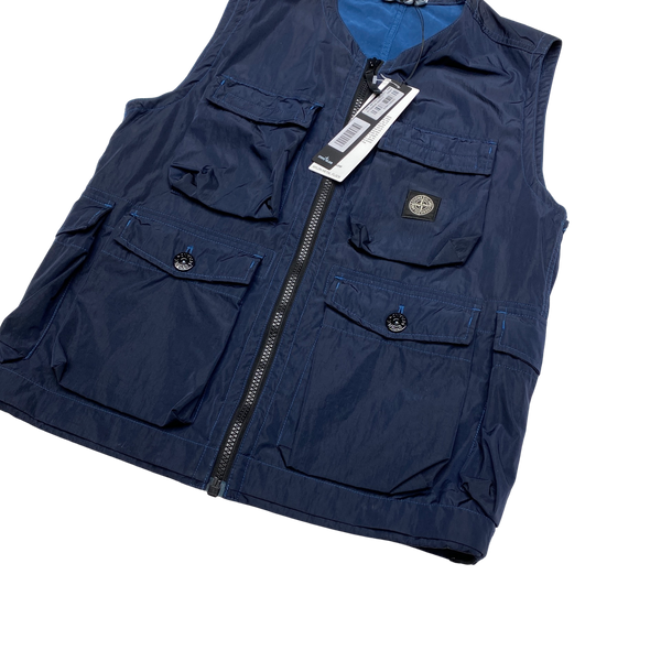 Stone island nylon metal flock jacket hotsell