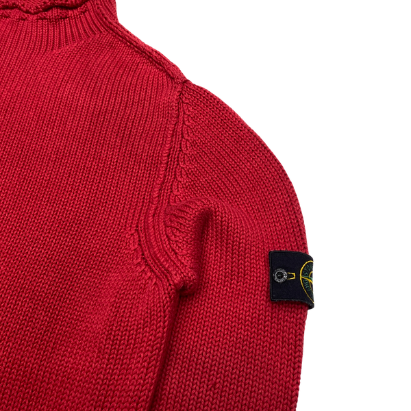 Stone Island AW2000 Knitted Mock Neck Jumper