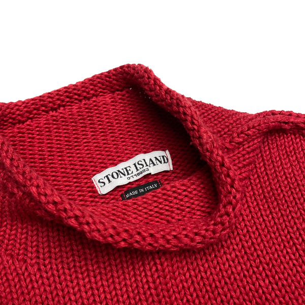Stone Island AW2000 Knitted Mock Neck Jumper