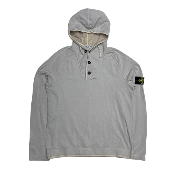 Stone Island Grey 2007 Nylon Blend Hoodie