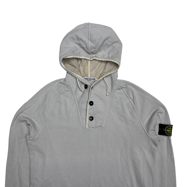 Stone Island Grey 2007 Nylon Blend Hoodie