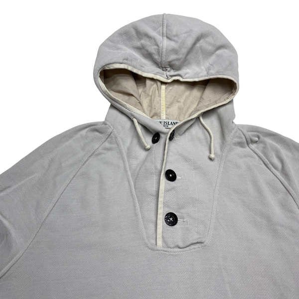 Stone Island Grey 2007 Nylon Blend Hoodie