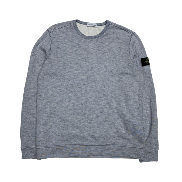 Stone Island 2019 Grey Marl Crewneck Sweatshirt