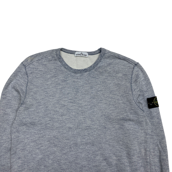 Stone Island 2019 Grey Marl Crewneck Sweatshirt