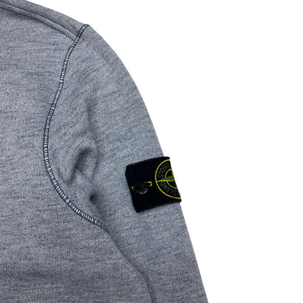 Stone Island 2019 Grey Marl Crewneck Sweatshirt