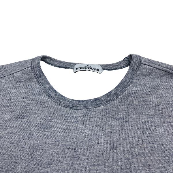 Stone Island 2019 Grey Marl Crewneck Sweatshirt