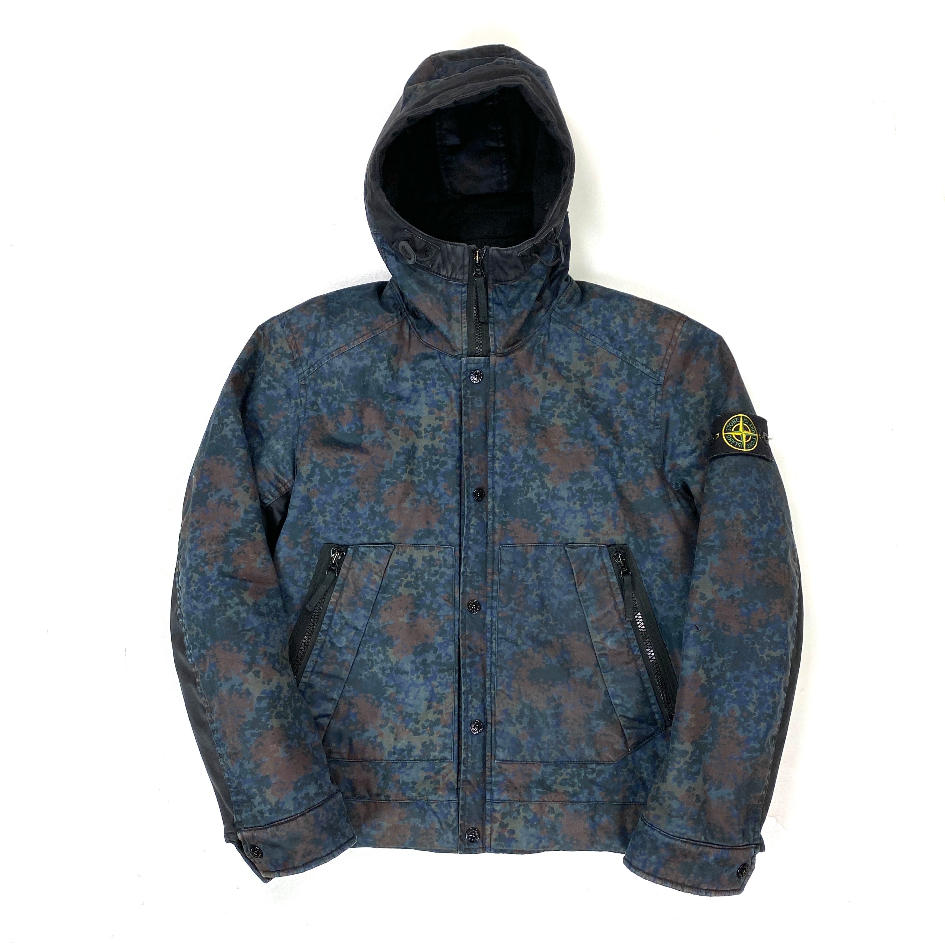 Stone Island Raso Gommato Camo Print OVD Jacket – Mat's Island Stone Island Raso Gommato Camo Print OVD Jacket – Mat's Island