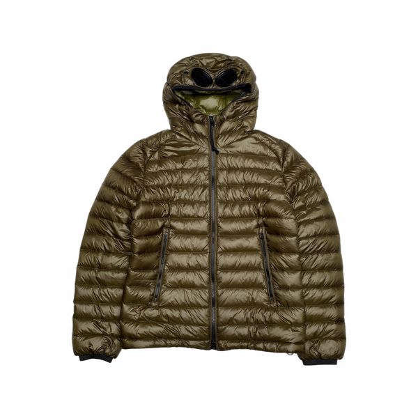 CP Company Khaki D D Shell Goggle Jacket