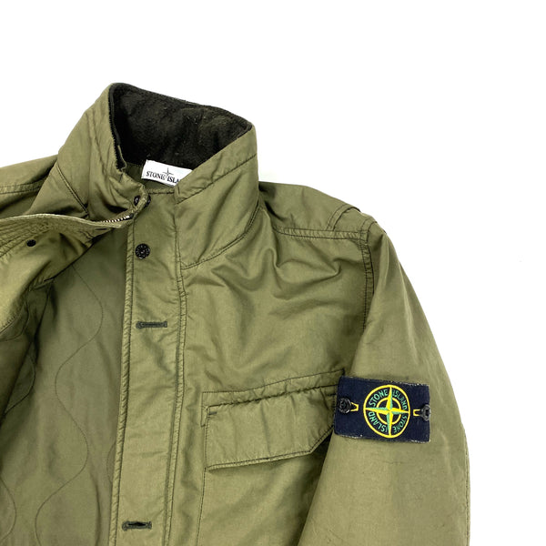 Stone Island Khaki Quilted David TC Jacket
