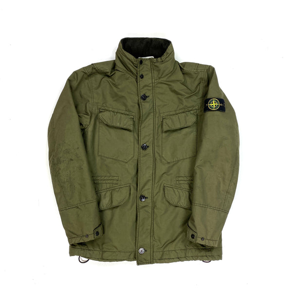 Stone Island Khaki Quilted David TC Jacket